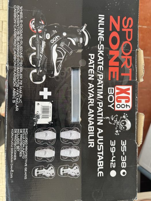 Patins em linha ajustaveis