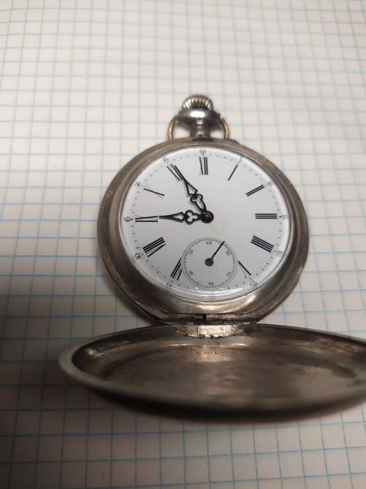 Часы карманные серебряные