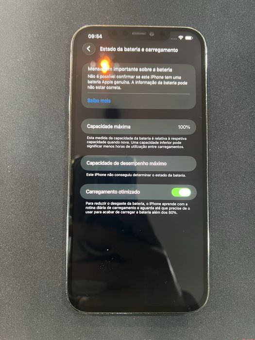 iPhone 12 Pro Max 128gb Cinza - Bateria Nova