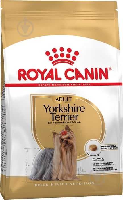 Корм сухий для дорослих собак для малих порід Royal Canin YORKSHIRE TERRIER ADULT 0,5 кг