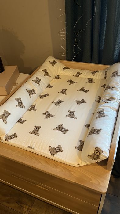 Дитяче ліжечко + комод+пеленалтна дошка з матрацом