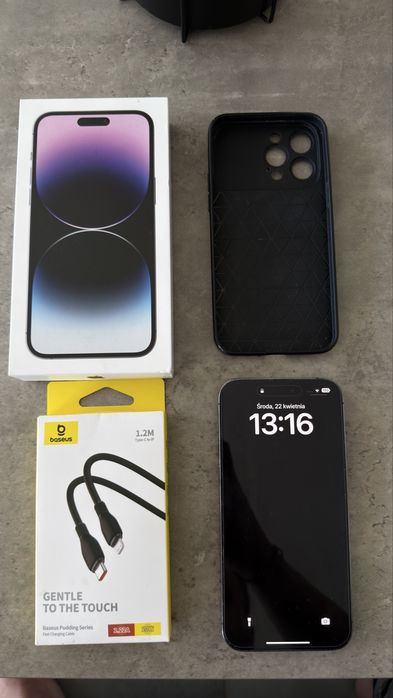 iPhone 14 Pro Max 256GB Deep Purple – sprawny bateria 79%