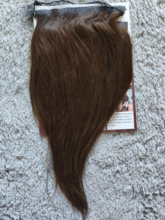 Naturalne włosy CLIP-IN 100% Human Hair | Średni Brąz #4 | 40cm | Nr: 12