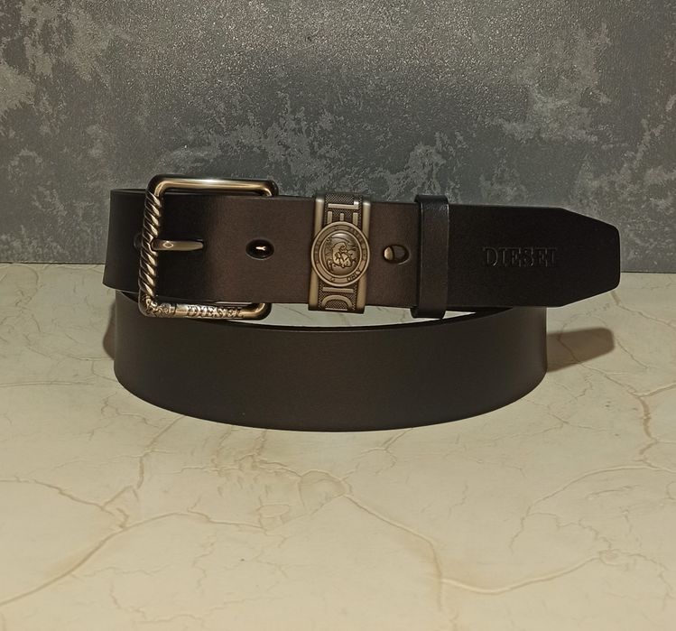 Ремінь чоловічий джинсовий шкіряний пасок ремень мужской пояс