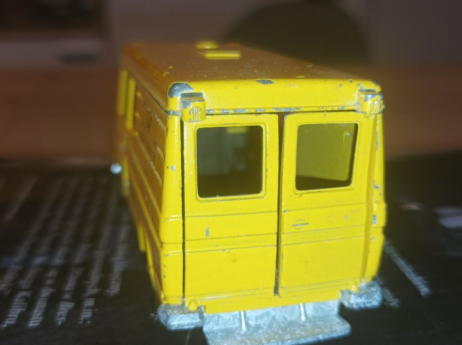 Stary model vintage siku Mercedes Benz poczta niemiecka