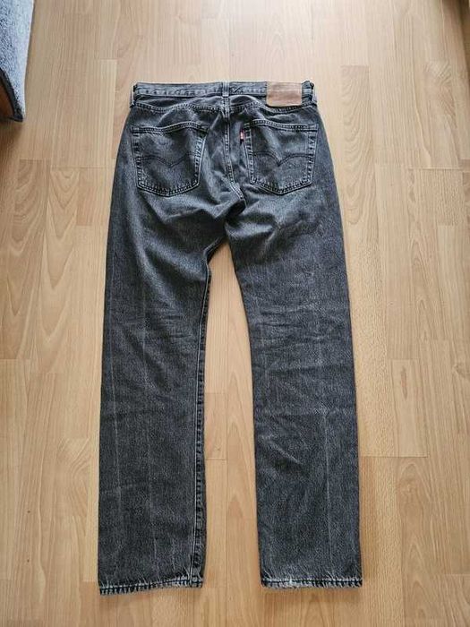 Spodnie jeansowe Levi's 501 W31 L32 szare