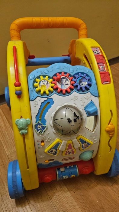 Jeździk chodzik zabawka grająca skoczek krzesełko