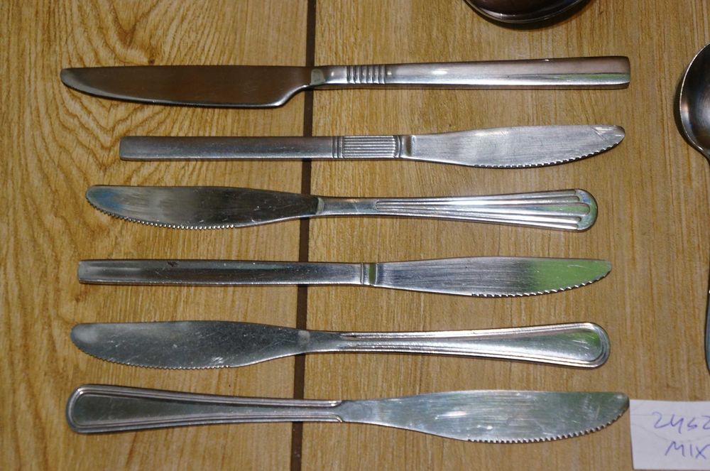 Sztućce 6 osób 24 elementy MIX łyżki noże widelce łyżeczki 6