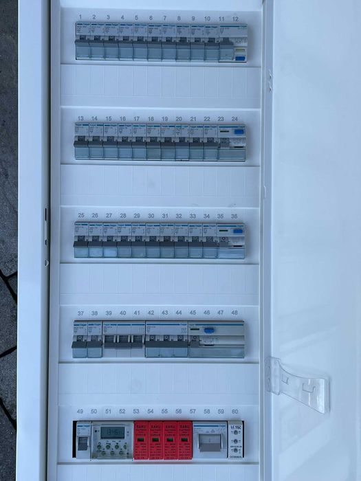 Rozdzielnia rozdzielnica p/t Hager 60m