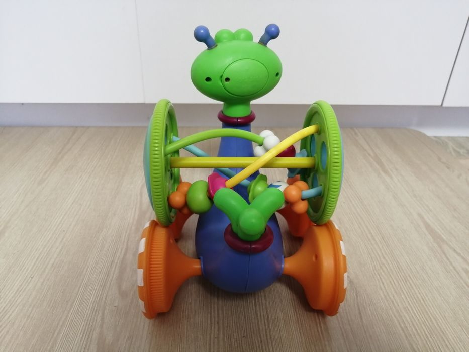 Развивающая музыкальная игрушка, каталка + пальчиковый лабиринт Улитка