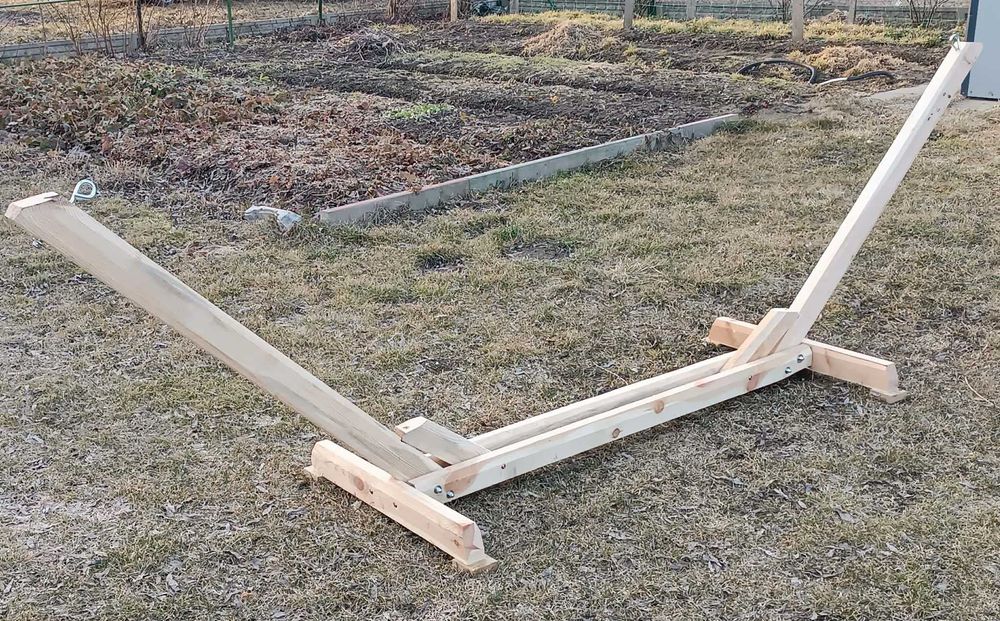 Stojak na Hamak drewniany