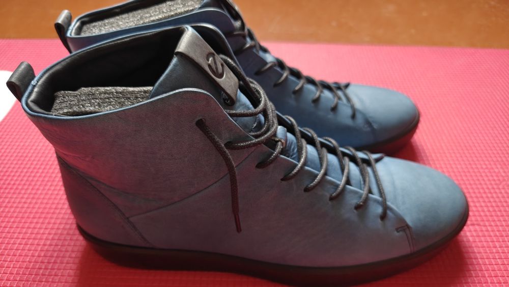 Нові шкіряні високі кеди/черевики ECCO Soft 8 (Оригінал), р. 48 (30.5–31 см)