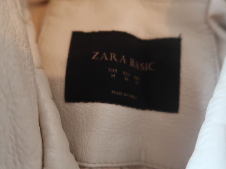 Casaco de Napa Branco Sujo