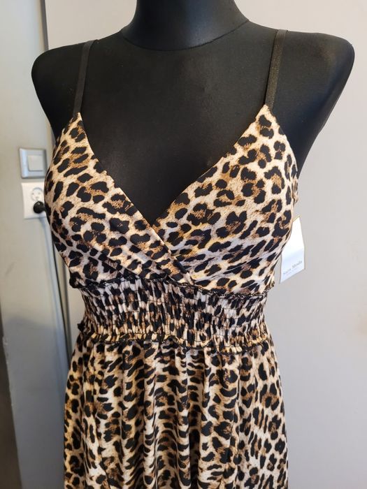 Suknia sukienka panterka S/M