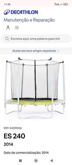 Trampolim Decathlon Essentials 240