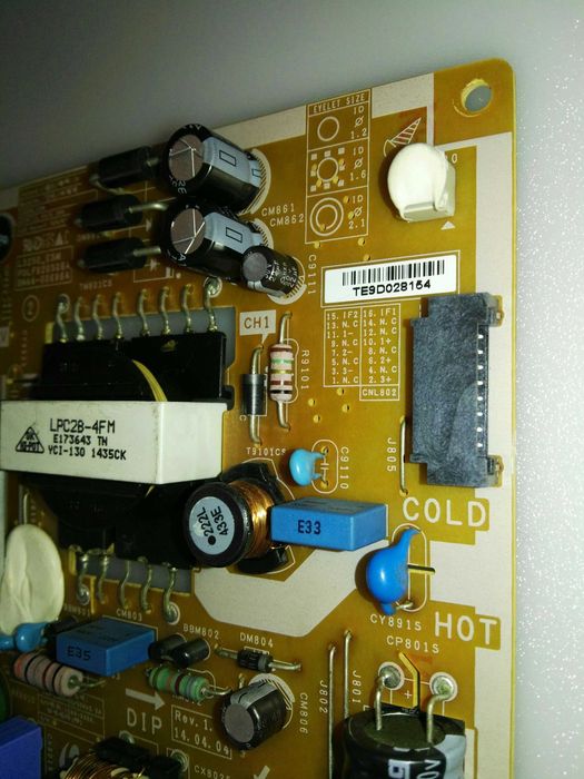 Fonte de alimentação Samsung BN44- 0 0 6 9 6 A L32SO_ESM