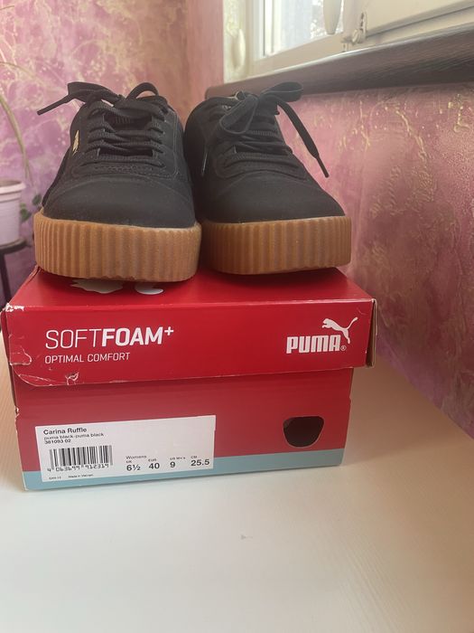 Жіночі кеди Puma Carina / Karmen Black Gum — Оригінал