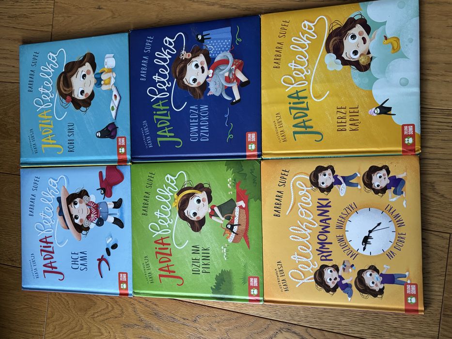 Jadzia Pętelka zestaw ksiażka  6 szt