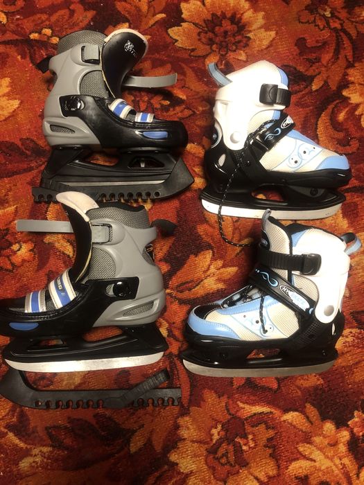 Коньки для льда разных размеров