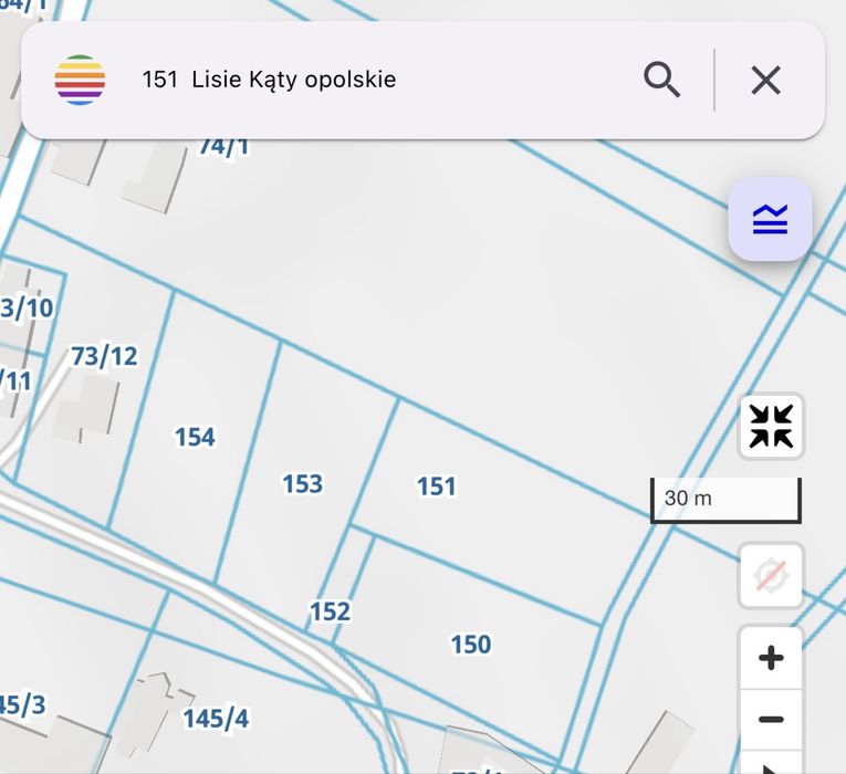 Działka budowlana nr 150 – 1294 m² – Lisie Kąty