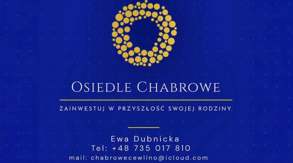 Cewlino  Działka budowlana (12.73 a) wydane warunki  WZ