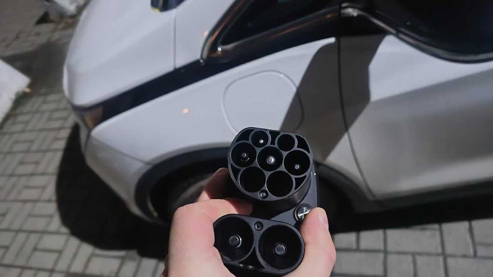 USA Адаптер CCS2 - CCS1  швидкої зарядки (ID.4, Bolt, Ford та ін)