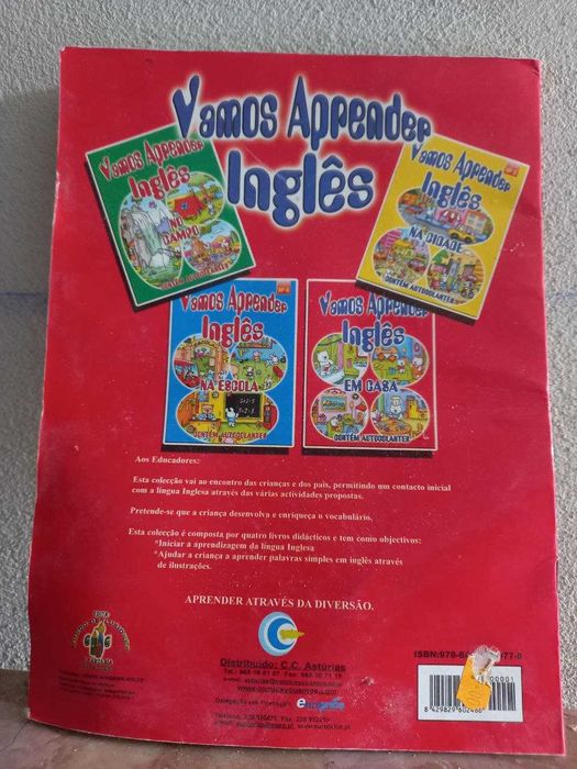 Livro para criança ''vamos aprender inglês: casa''