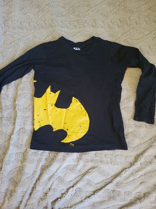 Bluzka z długimi rękawem czarna Batman rozmiar 134