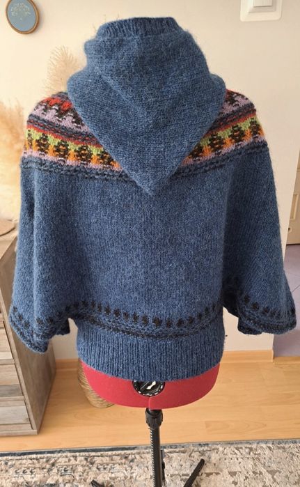 Islandzki sweter unikat wełna 100%