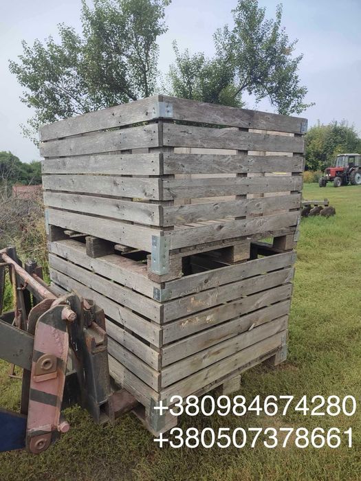 Контейнер овочевий (дерев'яний), для картоплі та інших овочів, 45 шт