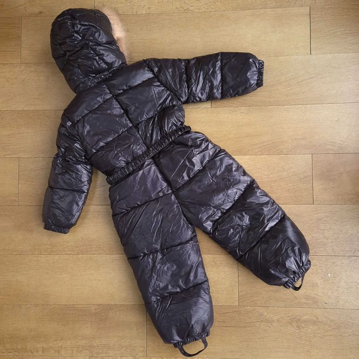 Новий зимовий комбінезон H&M на 2-3-4 роки 98 зима чорний hm шапка