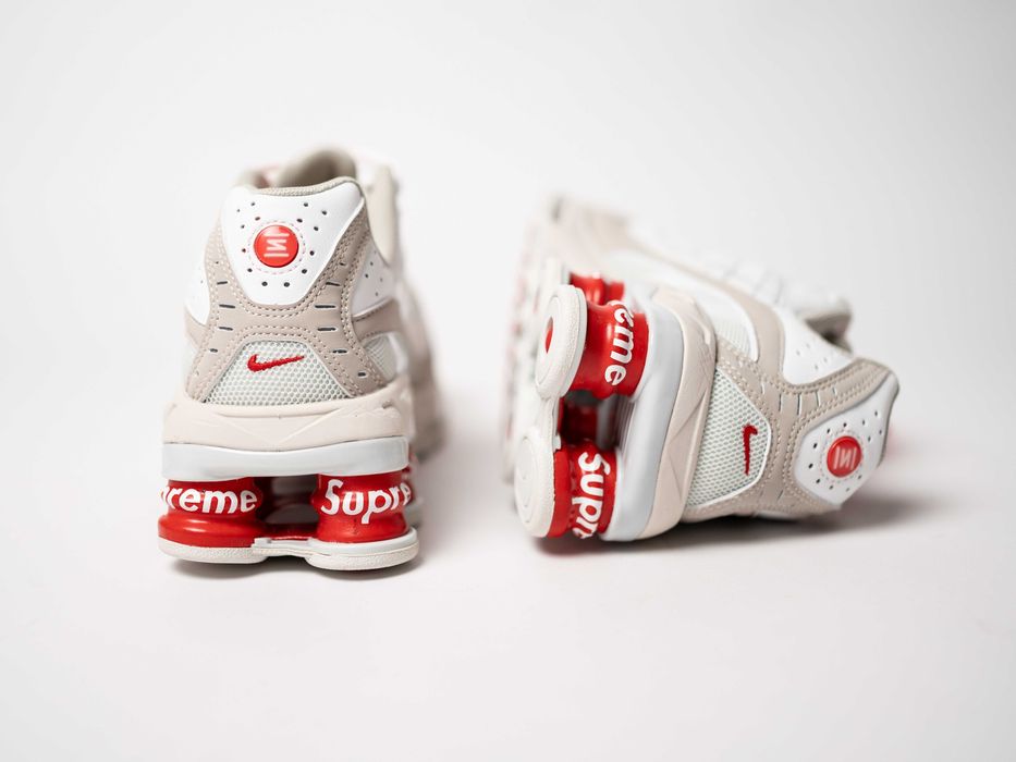 Мужские кроссовки Nike Shox Ride 2 Supreme (4 цвета) размеры 41-46 весна, лето Вьетнам