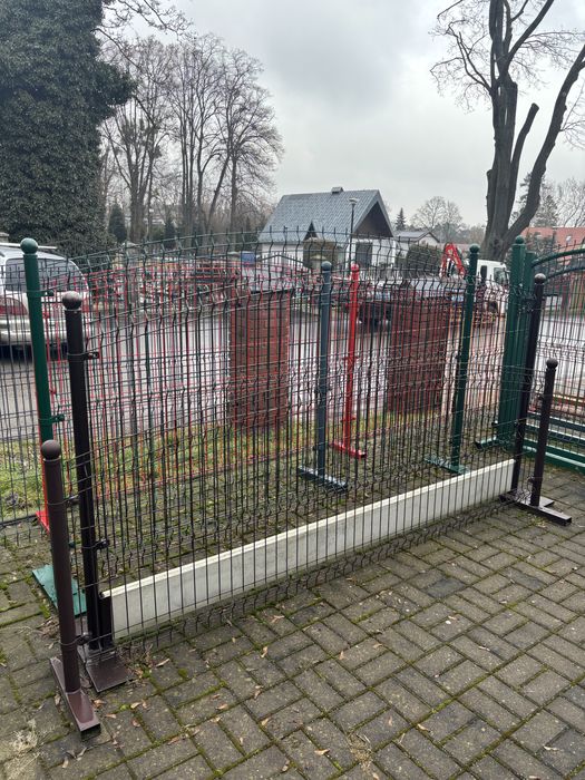 Ogrodzenia panelowe łukowe fala
