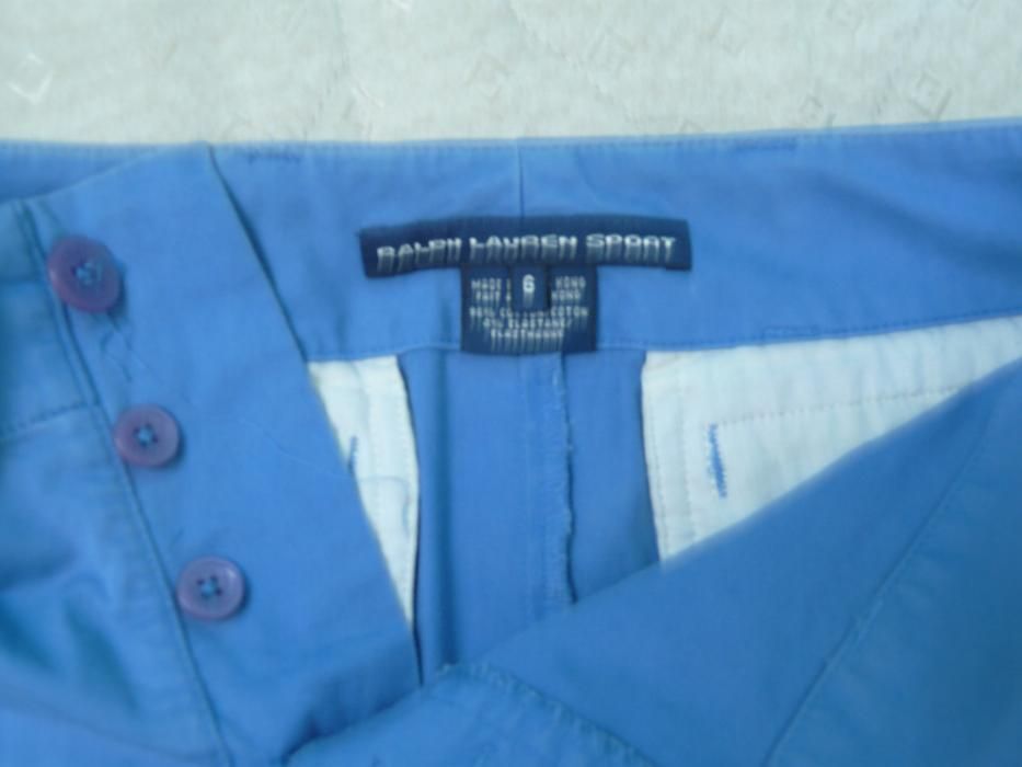 Ralph Lauren Sport spodnica bawelna niebieska biodrowka