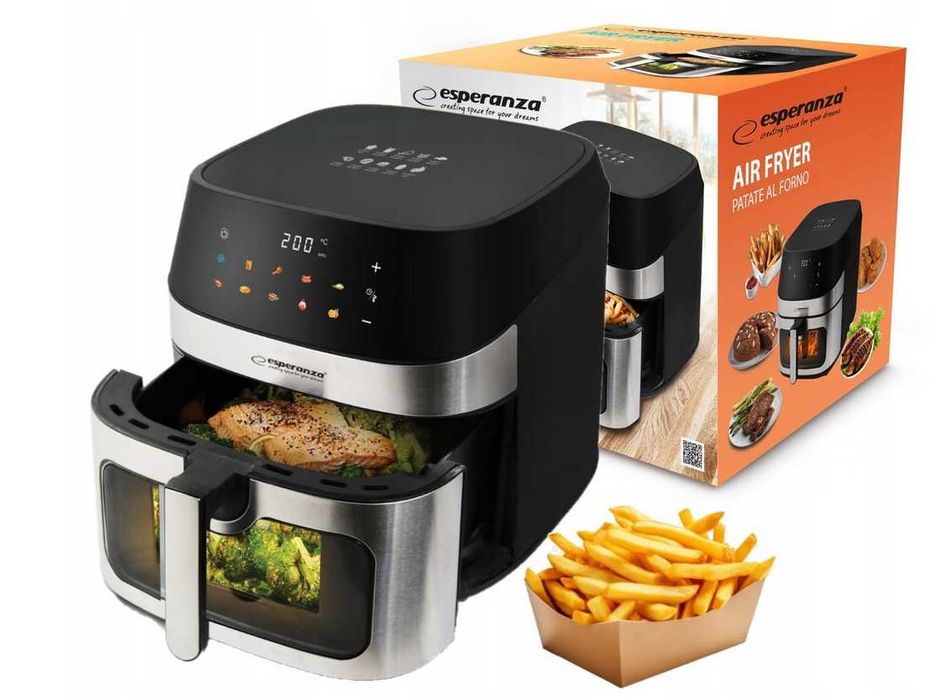 Air Fryer Frytkownica beztłuszczowa Esperanza EKA005 Moc 1600 W 8 l