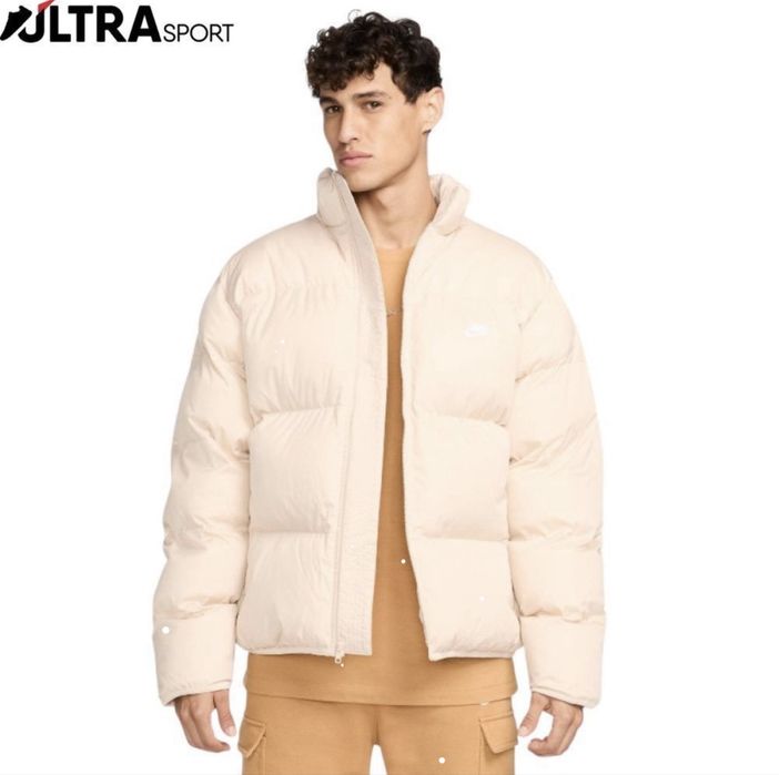 Пуховик куртка Nike club puffer beige