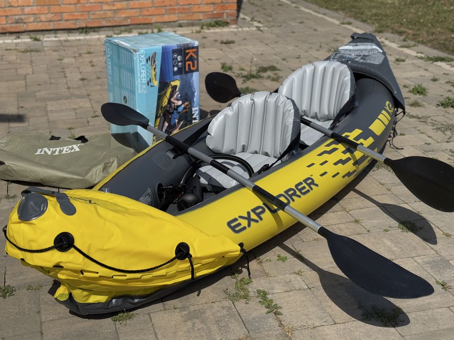 Човен надувна байдарка каяк Intex EXPLORER-K2