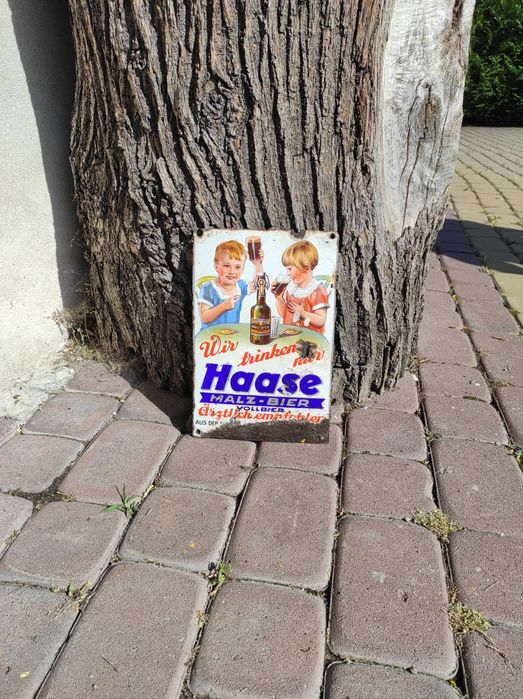 Stary szyld niemiecki hasse bier