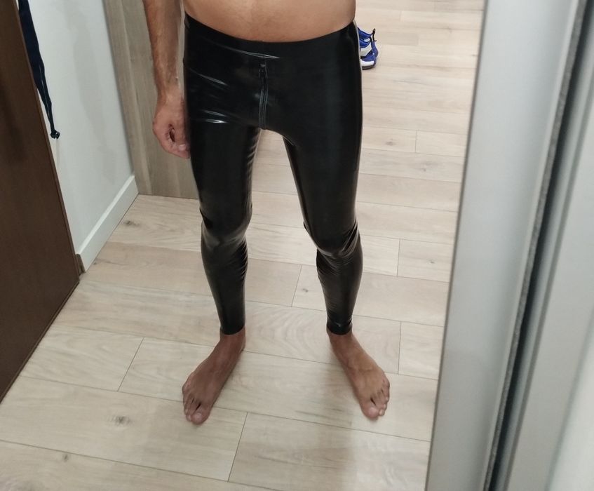 Legginsy latexowe męskie roz. XXS/XS - Invincible Rubber