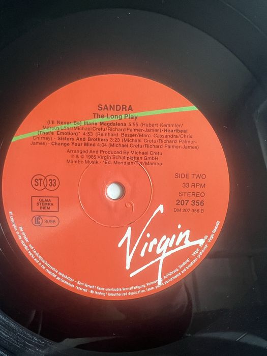 Платівки Sandra, C.C.Catch