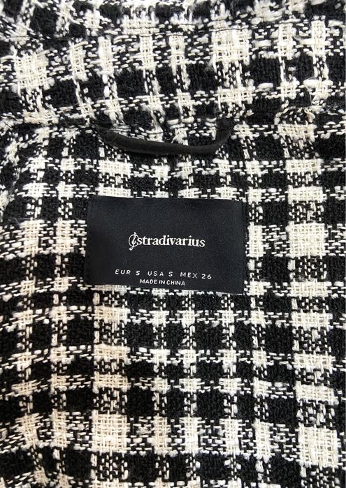 Casaco xadrez stradivarius novo