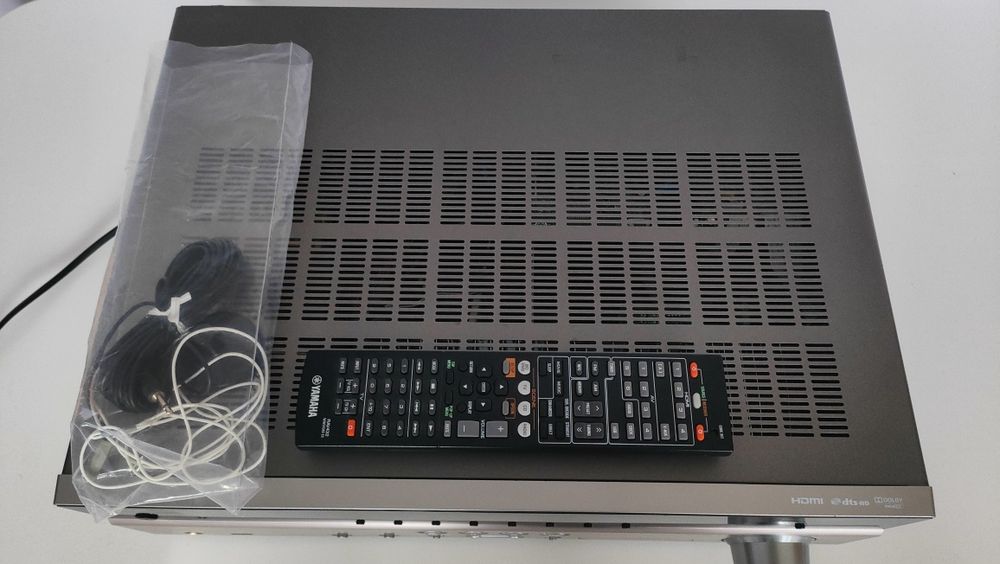 Amplituner 5.1 Yamaha RX-V471 – Stan Idealny | Komplet: Pilot, Mikrofon YPAO, Antena