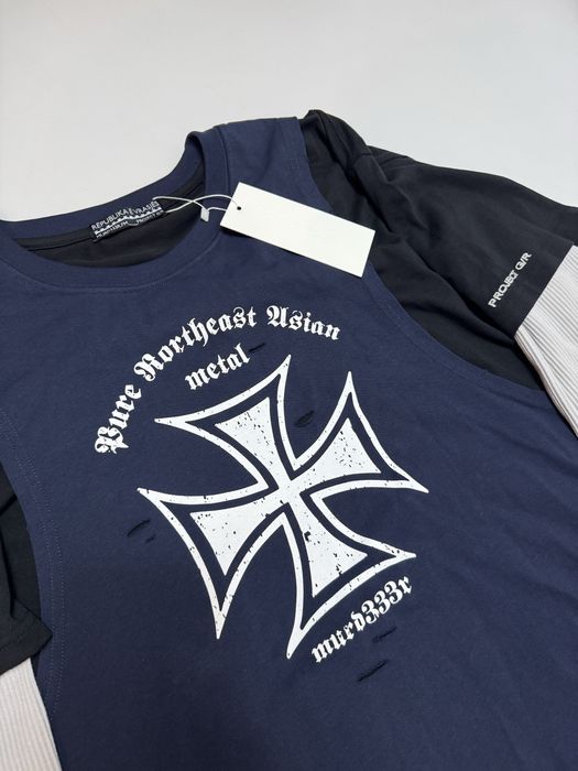 Лонгслів Project Grailz G/R Layered Double Fit M L ERD Oversized rick