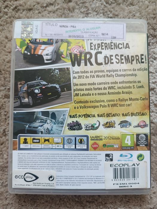 WRC 3 (PlayStation 3)