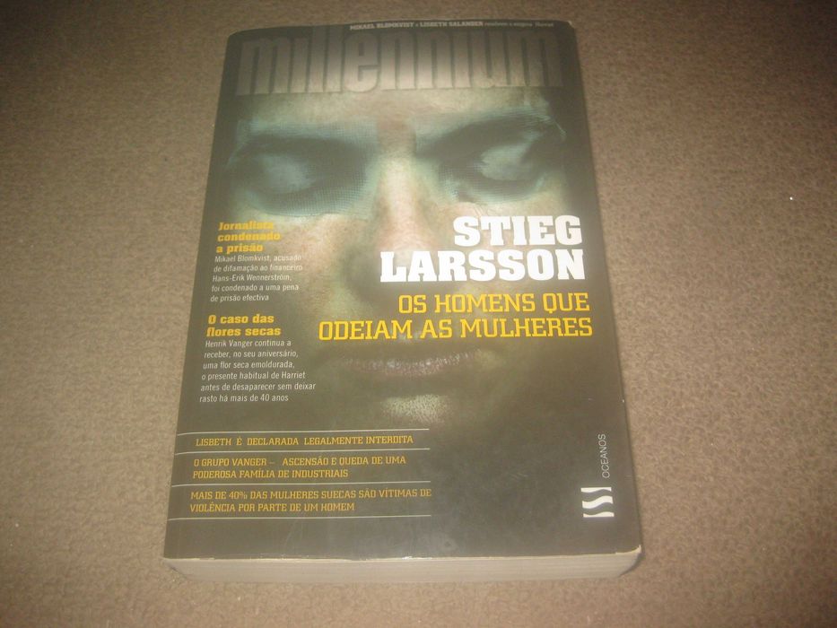 Livro "Os Homens Que Odeiam As Mulheres" de Stieg Larsson
