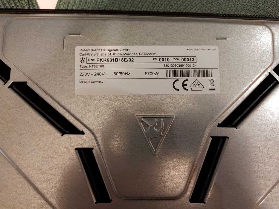 Варильна поверхня електрична BOSCH PKK631B18E Німеччина