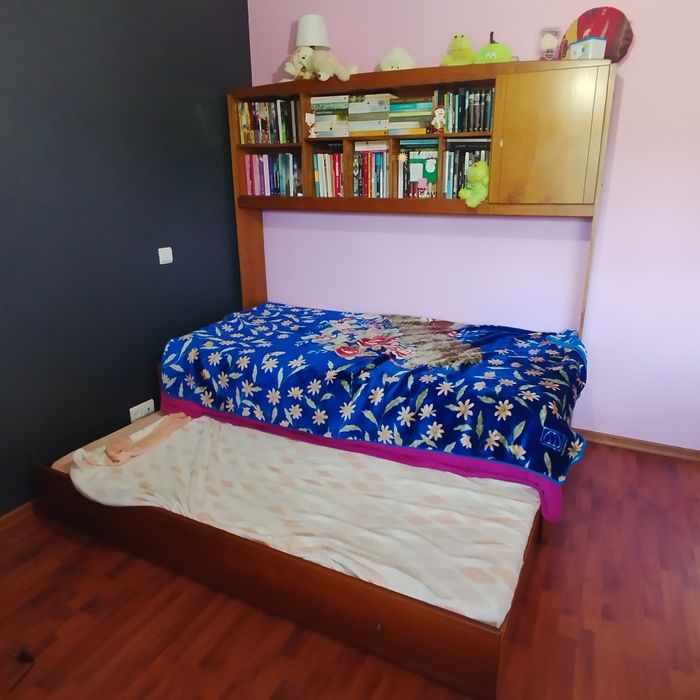 Cama solteiro com gaveta