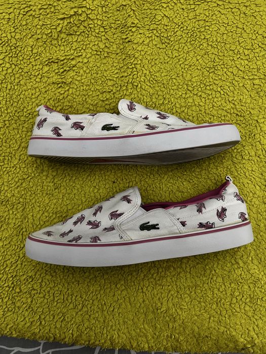 Lacoste biale 37