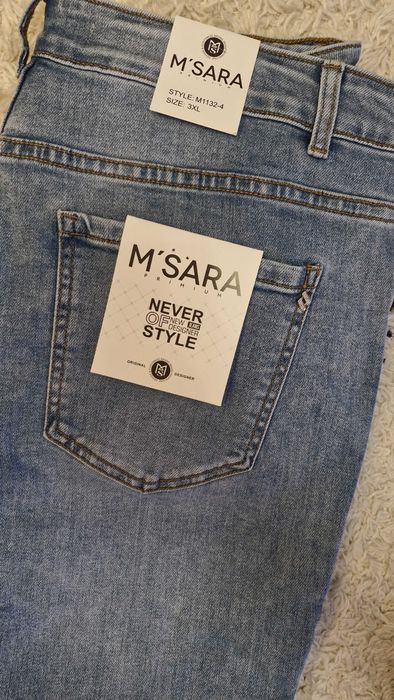 Spodnie jeans roz 3XL Mom Fit