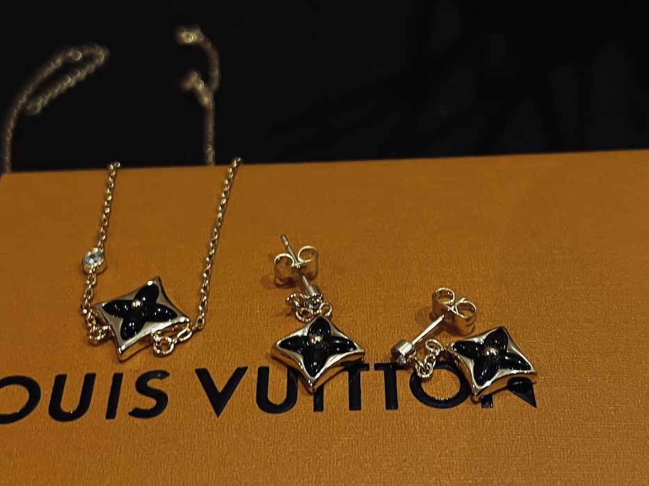 Louis Vuitton серьги оригинал, Louis Vuitton колье оригинал